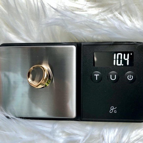 MAUBOUSSIN PARIS Peridot Mother of Pearl Ring 18K - Picture 6 of 6